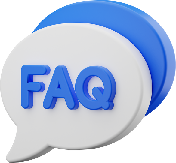 FAQ Help Chat 3D Illustration